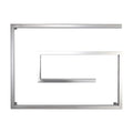Chrome Towel Warmer Rack Radiator Wall Mount Towel Rail Square Bars,Electric Towel Racks, Bathroom Towel Drying Rack for Home, Hotel