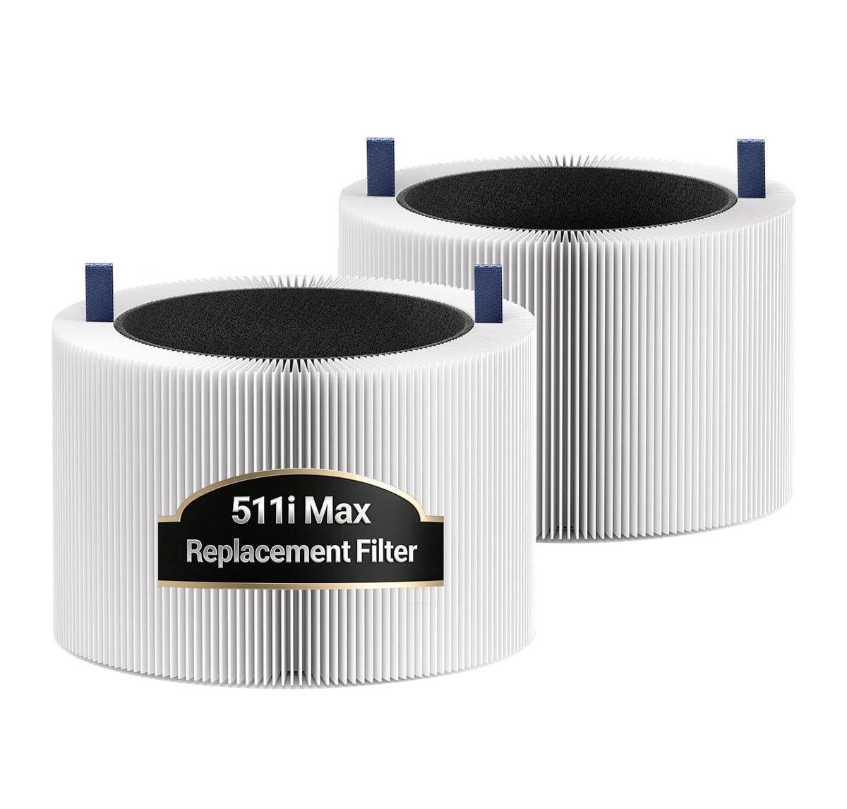 511i Max Replacement Filter Compatible with Blueair Blue Pure 511i Max Filter F5MAX Air Purifier with H13 True HEPA and Activated Carbon Restores Performance Cleaner and Fresher Air 2 Pack
