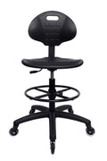 Take Ur Seat® Deluxe Drafting Lab Stool Chair, 18'' Adjustable Footring, 10'' Adjustable Height, 450 Lbs Seat Capacity, Heavy Duty,shipped