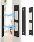 Jiayi 30 Lb Magnetic Door Catch Screw in Black, Heavy Duty Cabinet Latch, Cabinet Drawer Door Magnets, 2 Pack Kitchen Magnets Closures, Dual Pocket Door Magnets for RV, Cabinet Door, Barn Door