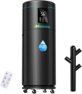 Hiswelle Large Humidifiers for Bedroom, 4.5 Gal Cool Mist Humidifier for Large Room Whole House with Remote Control, 800mL/h Output, 48H Runtime, Auto Humidistat, Wheels, Timer, Essential Oil Tray