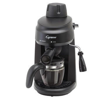 Capresso 30598 Steam Espresso and Cappuccino Machine - Black - Factory Certified Refurbished