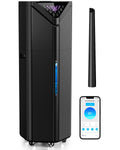 5Gal Smart Humidifier Large Room up to 2800ft², 1000mL/h, APP & Remote Control, 180° Auto Rotating Nozzle, 24H Timer, 60H Supersized Cool Mist Humidifiers for Whole House Home Office Plants