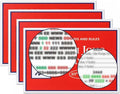 4?Pack Mahjong Cards 2026 (Red), American Mahjong Rule Card – Large Print, Easy to Read, January 2026 Updated Revision – Ideal for Game Night & Travel