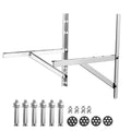 Mini Split AC Wall Mounting Bracket for 7000-18000 BTU, Heavy Duty 201 Stainless Steel Support Frame for Outdoor Heat Pump Unit