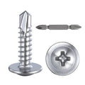 Wensilon?300pcs?#8×3/4”for Sheet Metal Self-Tapping Screws 410 Stainless Steel Truss Head High-Strength Quick Tapping Screws