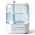 COWSAR Humidifier for Bedroom, 3L Top Fill Cool Mist Humidifier for Large Room, Easy to Fill & Clean, Quiet 22dB, Baby Humidifier, Nightlight, Timer/Sleep Mode, 360° Nozzle, Aromatherapy Tray, White