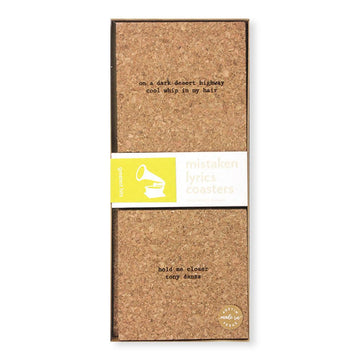 Greatest Hits Mistaken Lyrics Coasters