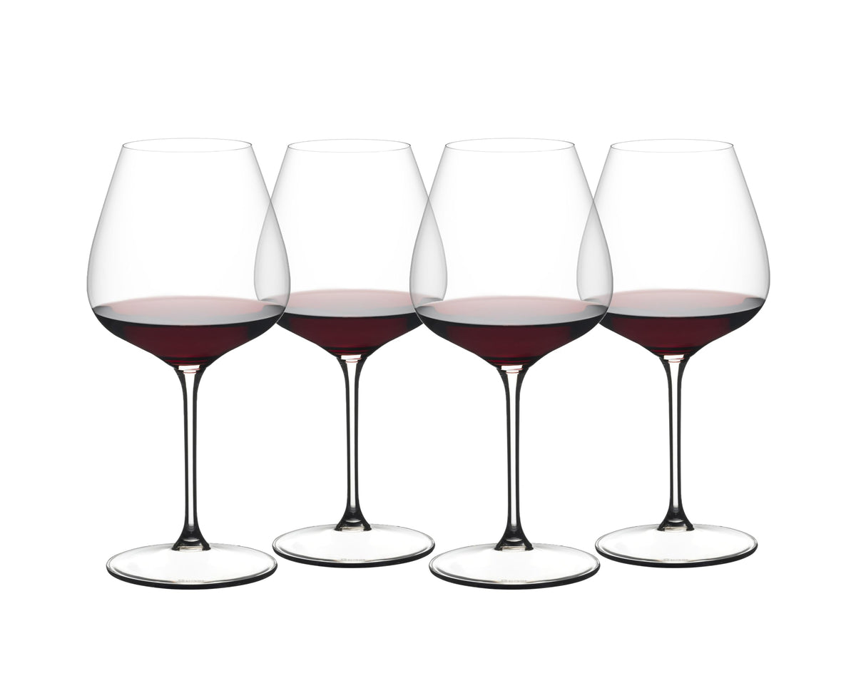 Riedel GRAPE Pinot Noir/Nebbiolo/Aperitivo, Crystal Glass Wine & Cocktail Glass, 4 Pack, Dishwasher Save, 5424/07 US