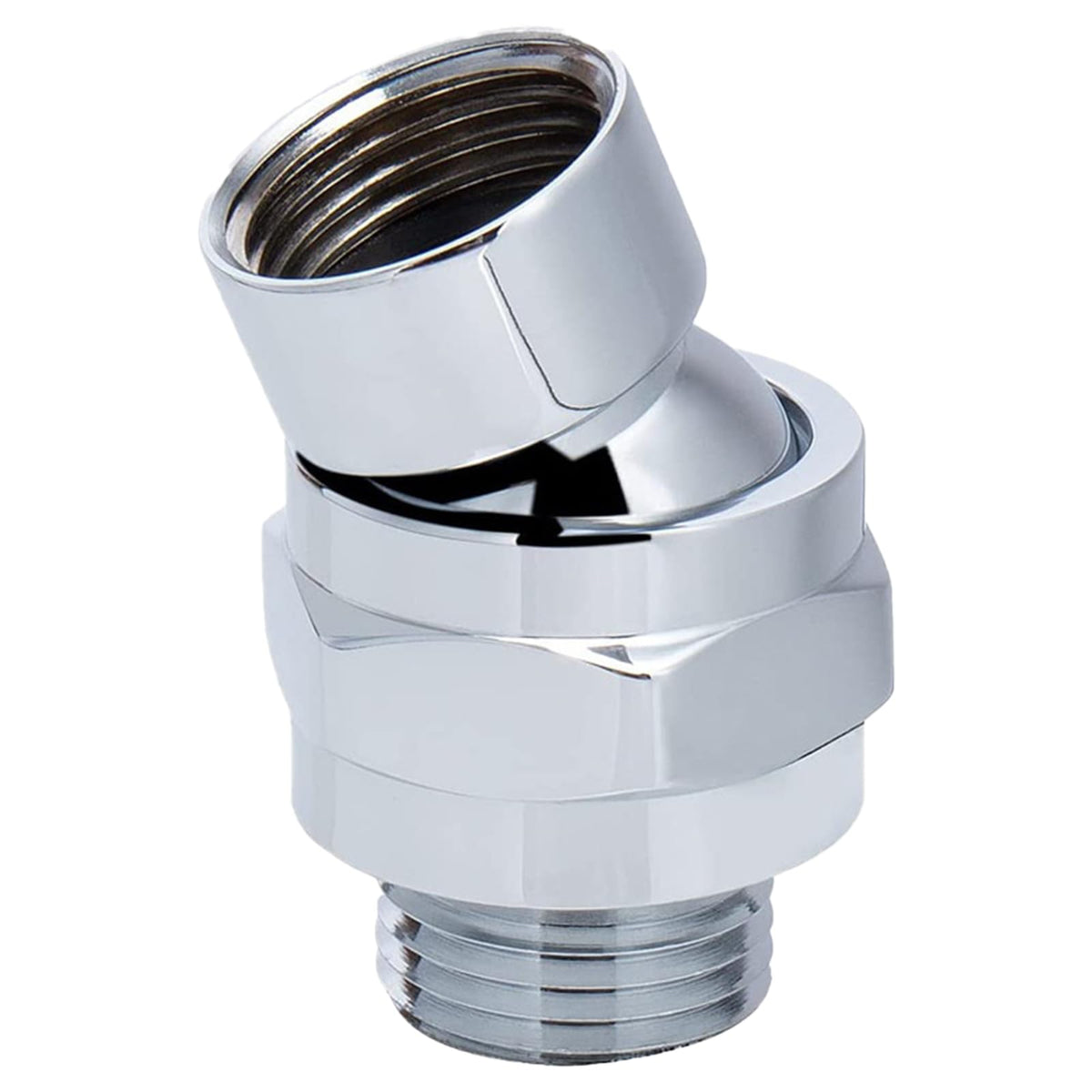 Shower Connector Balls Joint Replacement Shower Head Swivel Balls Adapter Brass Adjustable Shower Arm Connector Enduring