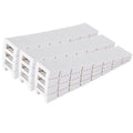 12 Pack White Multi Purpose Furniture Plastic Shims for Leveling Extreme Weight Capacity Wedges Easy to Snap Cut-to-fit Size Leveler for Toilet Shims, Doors, Windows, Sheds, Table