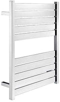 Heated Towel Rail Rails Wall Mounted Electric Towel Rack Stainless Steel Towel Warmer Bathroom Electric Towel Warmer Let You No Longer Feel The Cold of The Towel (Color : Plug-i