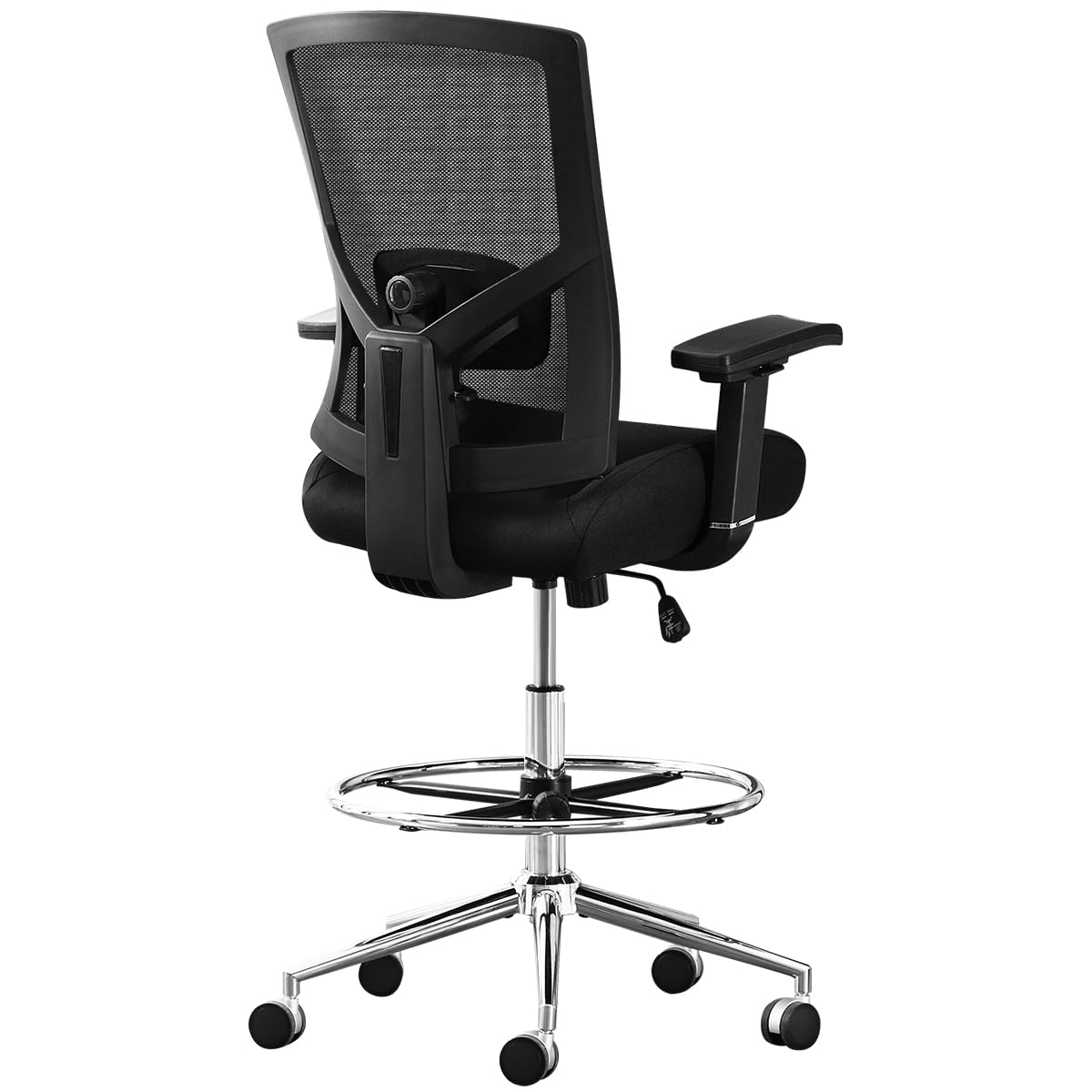 500 Lbs Drafting Chair Tall Office Chair for Standing Desk, Extra Wide 21 Inch Cushion, Ergonomic Heavy Duty Office Drafting Chair with