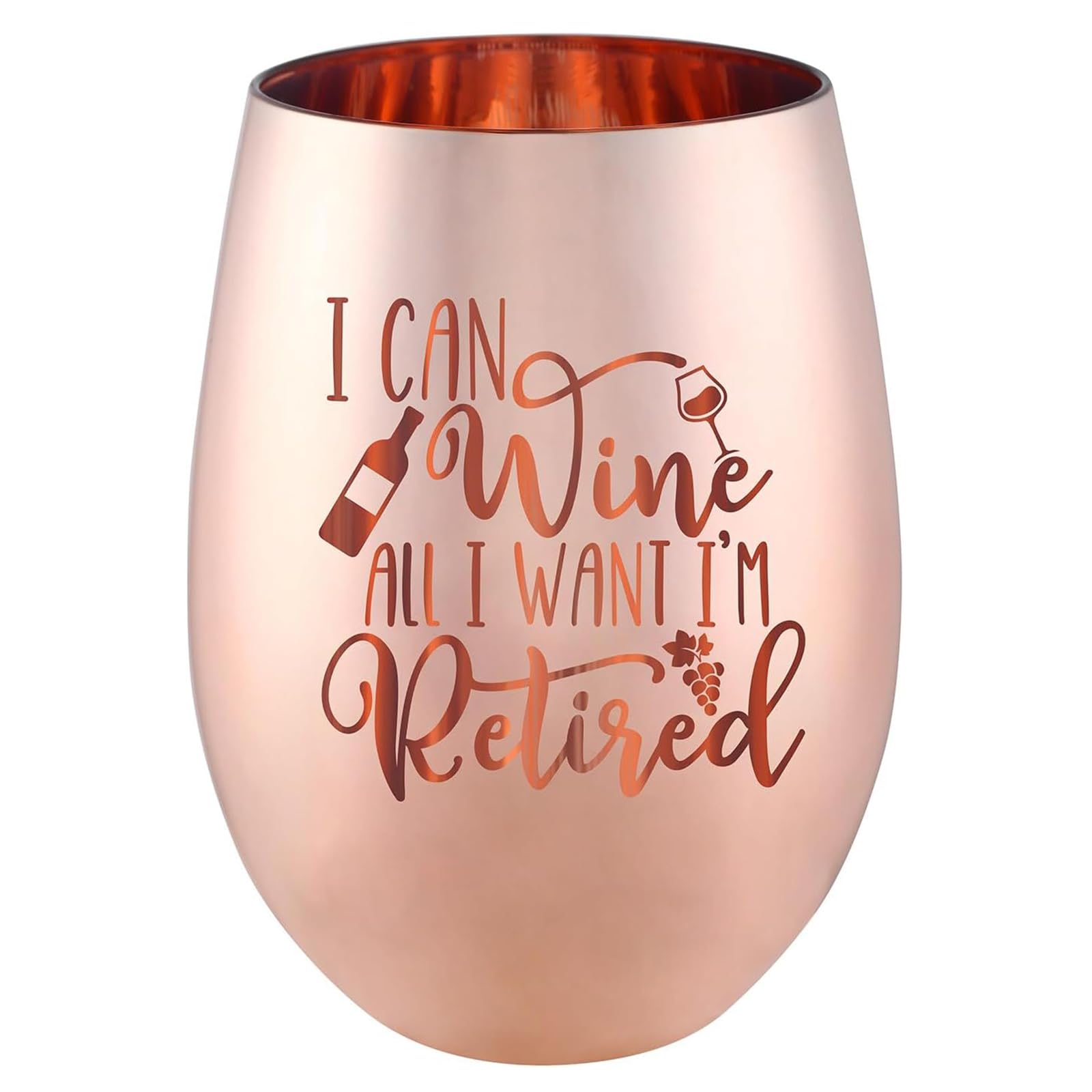 Retirement Gift for Woman - Retired Decorations - Funny Retirement Wine Glass for Women Coworker,Teacher,Nurse,Mom (I'm Retired)
