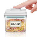 Bop Top Airtight Food Storage Containers with Lid 2 Cups / 16 oz | Kitchen Canister Sets | Air Tight Pantry Container | Pop Top Dry Food Storage Containers for Snacks, Sugar, Flour, Baking, Pasta