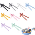 9 Pcs & 9 Colors! Snack Chopsticks,Finger Chopsticks For Snacking,For Clean Hands,Chip ,Ergonomic Design Stable And Not Easy To Fall Off Convenient For Snacking Gaming