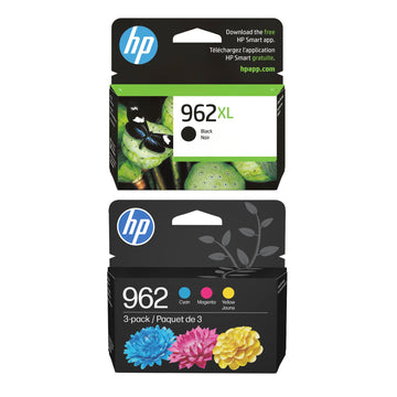 HP 962XL Blk/962 CMY Original Ink Bundle for OfficeJet Pro 9010/9020 Series