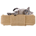 Aoneky Natural Sisal Hemp Rope for Cat Scratching Post Replacement, 5/16 Inch Refurbishment Cord to Repair Cat Tree, Tower & Protect Furniture, 66 FT