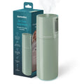 Homedics Portable Ultrasonic Humidifier, USB Rechargeable Aromatherapy Cool Mist Humidifier with 7.7 oz Easy-Fill Tank, Continuous & Intermittent Mist, 7-Color Nightlight, Auto Shutoff (Green Sage)