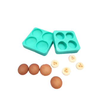 Natucraft Vanilla Wafer and Banana Silicone Molds - DIY Banana Pudding Mini Cookies Cereal Silicone Mold - Wax, Resin, Soap Mold - Realistic Flexible Mold - Cereal Candle