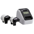 Brother QL-820NWBC Ultra Flexible Label Printer with Multiple Connectivity Options (Bundle with 2 Rolls of Genuine DK Label Tapes)