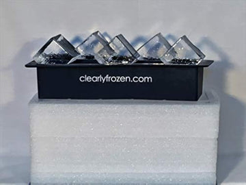 ClearlyFrozen® Best (4.6 Stars) & Top Capacity (10 2” Cubes) Clear Ice Tray