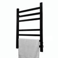 Towel Heater Wall Mounted Towel Warmer Plug-in Straight Home Bathroom 7 Bar Stainless Steel Space Saving Heated Drying Racks