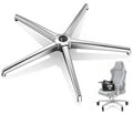 Hareon Office Chair Base,office Chair Base Replacement,3300 Lbs(silver)