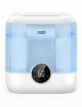 DREO Humidifiers for Bedroom, 6L Top Fill Supersized Cool Mist Humidifier for Large Room, 60 Hour Runtime, Quiet Ultrasonic Humidifiers for Plants, Baby, Indoor, Home, Night Light, Blue