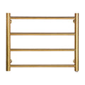 APUM Heated Towel Rack, Wall Mount Electric Towel Warmer for Bathroom, 4 Bar Tainless Steel Heated Drying Rack, Built-in Thermostat