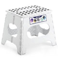 Delxo Folding Step Stool,11 Inch Non-slip Foldable Step Stools for Kids and Adults,portable Foldable Step Stool Lightweight Small Folding Stool