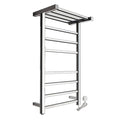 Towel Warmer/Towel Warmer Drying Rack, 304 Stainless Steel Electric Heated Towel Rail Radiator, Wall-Mounted Intelligent Heated Towel Rack for Bathroom, 450X600x110mm,Plug in (Plug in One Size)