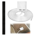 10FT Air Conditioner Drain Hose,Window Air Conditioning Drainage Kit,Portable AC Drain Hose Connector, with Transparent Pipe, Suitable for Window Air Conditioning and Mini Split Units