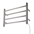 Wall-Mounted Towel Heater 304 Stainless Steel Drying Rack Electric Heated Towel Rail Bathroom Radiator 600W X 420H