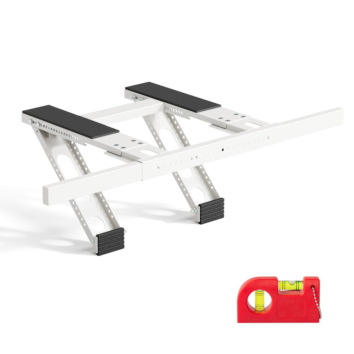 ROVSUN No-Drill Window AC Bracket, Heavy Duty Steel Support Bracket for Window Air Conditioner with 3-Minute Quick Installation, Fits Most Single & Double-Hung Windows, Holds Up to 220 lbs