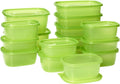 UltraLite GreenBox | Reusable Plastic Airtight Food Storage Containers with Lids, Keeps Fruit, Vegetables, Baked Goods Fresh Longer, In Fridges, Travel On-The-Go or Lunch | 32 Piece Set