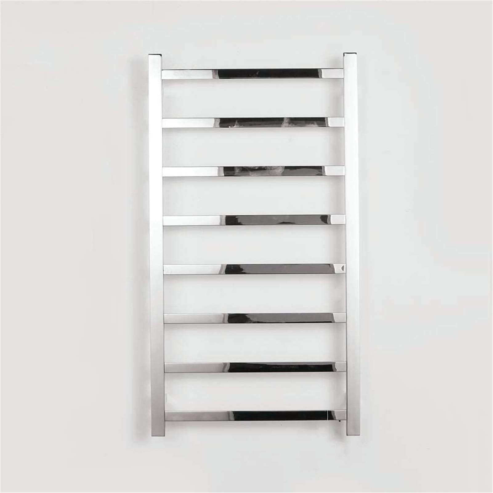 Bathroom Wall heaterTowel Warmer,Flat Straight ElectricTowel Rack,Stainless SteelTowel Warmers,Wall Mount Radiator Bathroom Drying Rack,1100×600mm-80W(