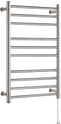 LUNEZY Heated Towel Rail Rails Towel Warmer,Wall Mounted Electric Towel Warmer with Built-in Timer Thermostat, 10-Bars Electric Warming Towel Rack and Drying Rack for Home Bathroom,Surfac