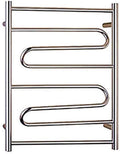 Bathroom Wall Heater Electric Towel Warmer Rack, Wall Mounted Heated Towel Bars, Metal Bathroom Dryer Rack for Clothes and Towels 31.5 X 22 X 4.82 Inch,Plugin
