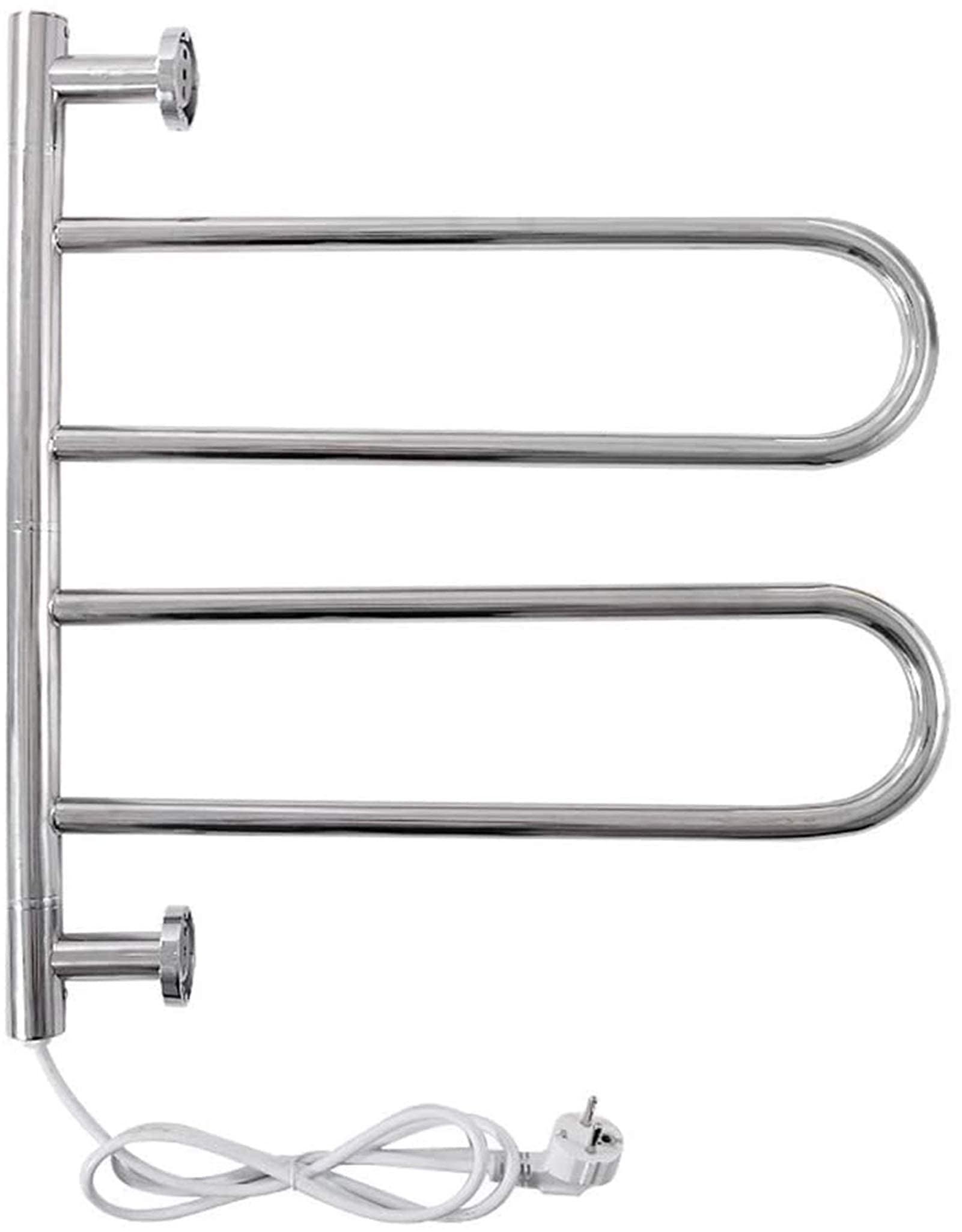 Heated Towel Rail Rails Towel Warmer,Rotatable Towel Warmer, Stainless Steel Electric Towel Rack Constant Temperature Automatic Drying Electric Heating Energy Saving Safety Towel D