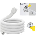 Portable Dehumidifier Drain Hose with Cuttable Rubber Adapter and Clamp,Flexible Universal AC and Dehumidifier Replacement Hose Kit (13FT)