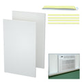 Window Air Conditioner,Side Insulated Foam Panel, Summer/Winter Heat and Draft Insulating,Simple Set Panels Window Seal Thickness 0.8IN EVA2026