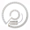 36W LED Close to Ceiling Flush Mount Fan Fandelier Retrofit Light Kit Replacement Engine Panel Board Light Bulb, 3CCT 3000K/4500K/6000K (36W)