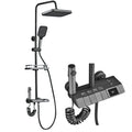 Shower Faucet Set Exposed Shower System Fixture Set Bathroom Shower Faucet Combo Unit Set Dual Function
