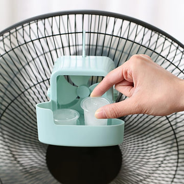 Fan Cooling Tool Kit, Ice Cooling Accessory Set for Floor & Desktop Fans, Summer Quick Cooler Add-On