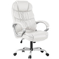 Homall Office Chair High Back Computer Desk Chair, Pu Leather Adjustable Height Modern Executive Swivel Task with Padded Armrests and Lumbar