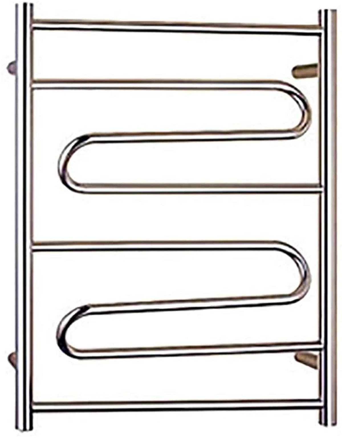 LUNEZY Heated Towel Rail Rails Electric Towel Warmer Rack, Wall Mounted Heated Towel Bars, Metal Bathroom Dryer Rack for Clothes and Towels 31.5 x 22 x 4.82 inch,Plugin (Color : Hardwire)