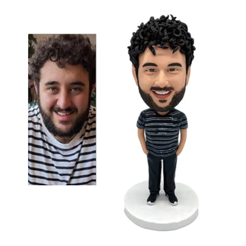 UniBoblX Personalized bobblehead, a Unique Handmade bobblehead Statue Based on The Clothing in Your Photos and The Movements in Your Photos