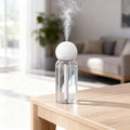 Small Humidifier for Bedroom - FamtaCare Portable Mini Cool Mist Humidifier for Desk, Car & Travel, 220ml Compact Humidifier for Plants Indoor, Quiet Operation, Auto Shut-Off, Adjustable Mist Modes