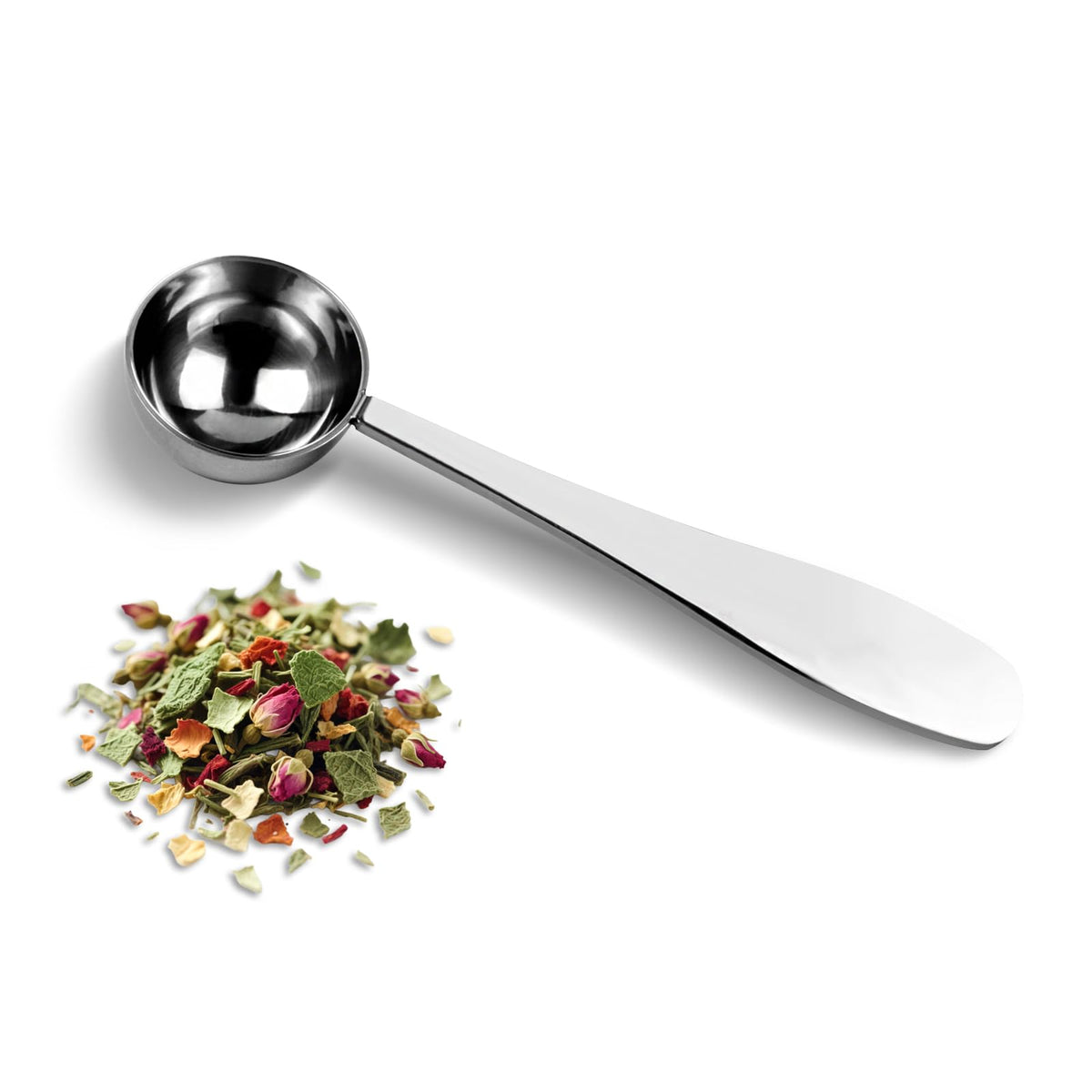 Perfect Measure Loose Leaf Tea Spoon – Premium 18/8 Stainless Steel Tea Scoop for All Tea Types – Connoisseur’s Choice